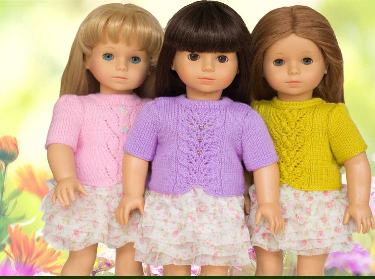 Knitting patterns for dolls clothes 12 inch