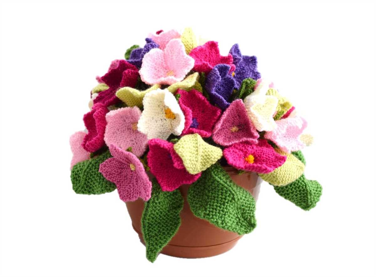 Knitting patterns for flowers