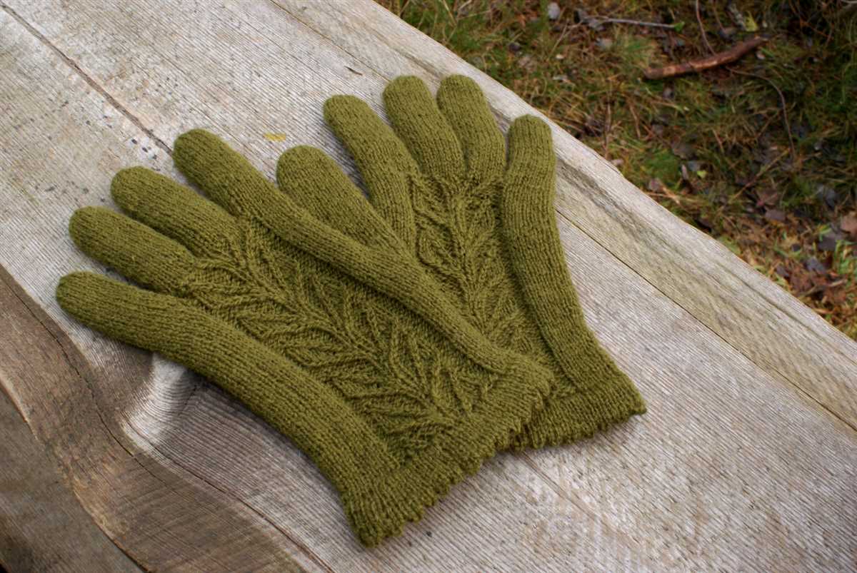 Knitting patterns for gloves
