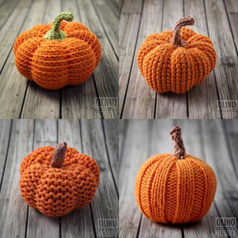 Knitting patterns pumpkins