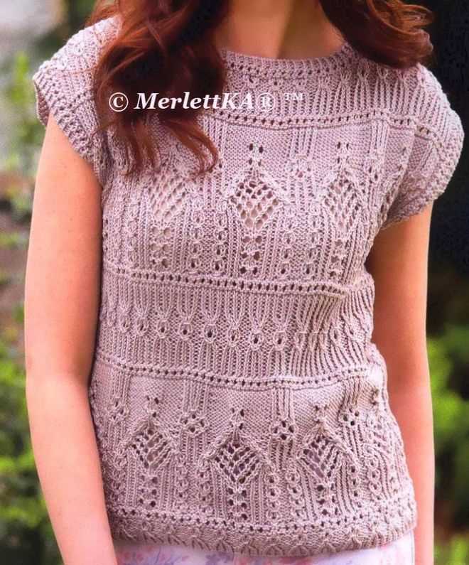 Knitting patterns tops