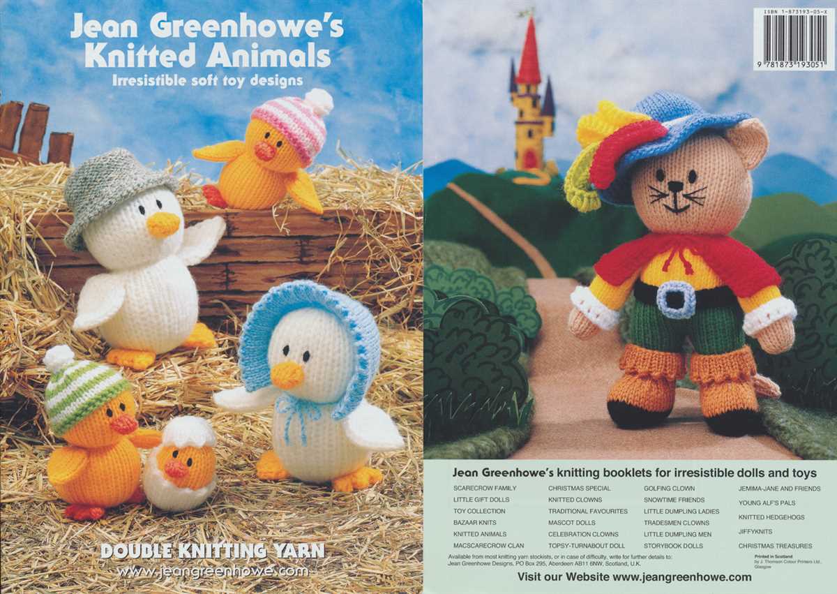 Unleash Your Creativity with Jean Greenhowe's Knitting Patterns for Toys Knitting patterns toys jean greenhowe