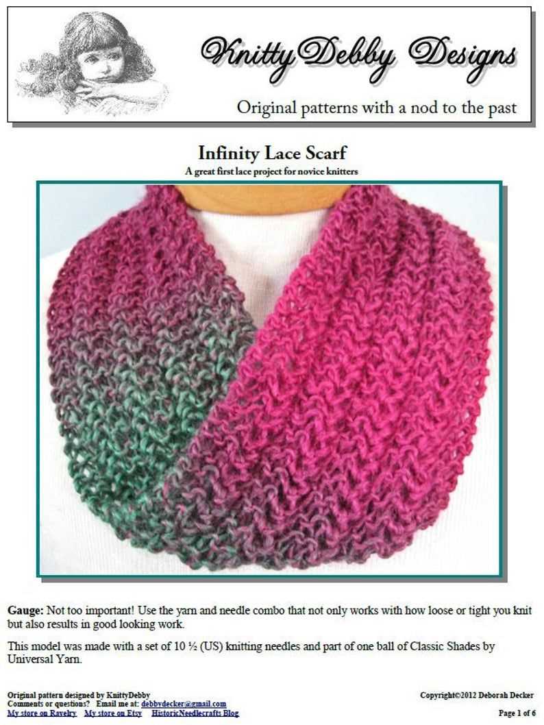Knitting scarf patterns for beginners