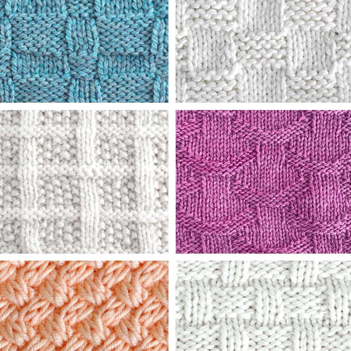 Knitting stich patterns