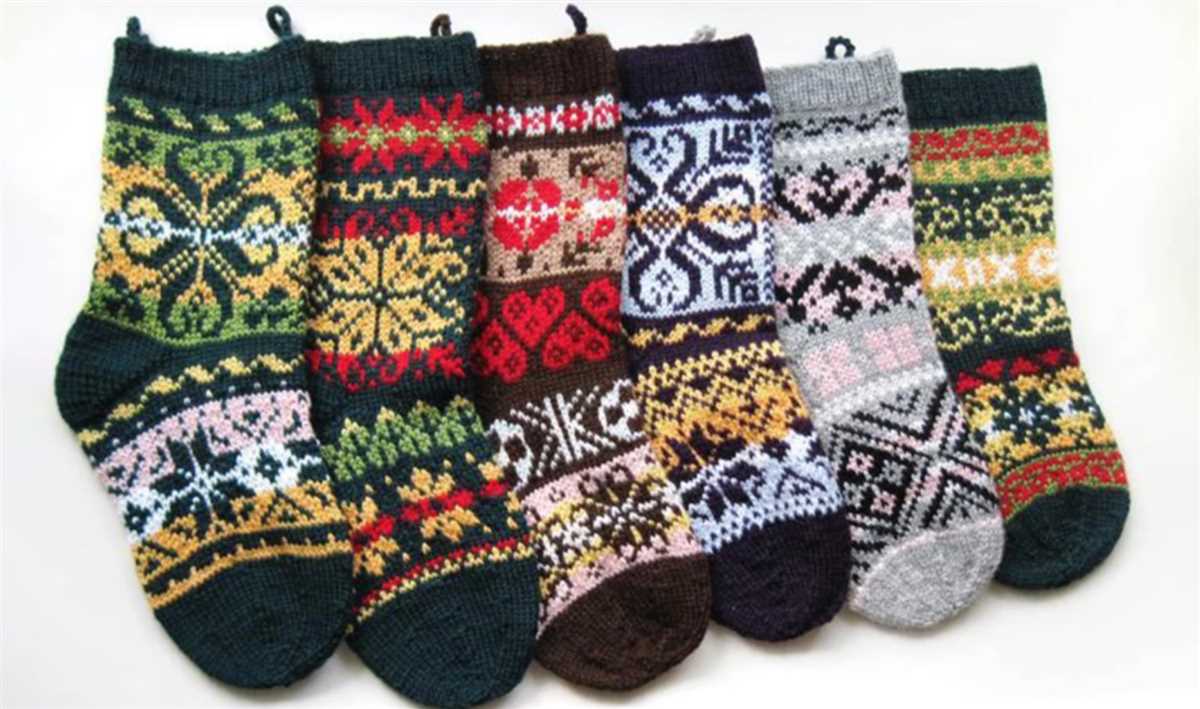 Knitting stocking pattern
