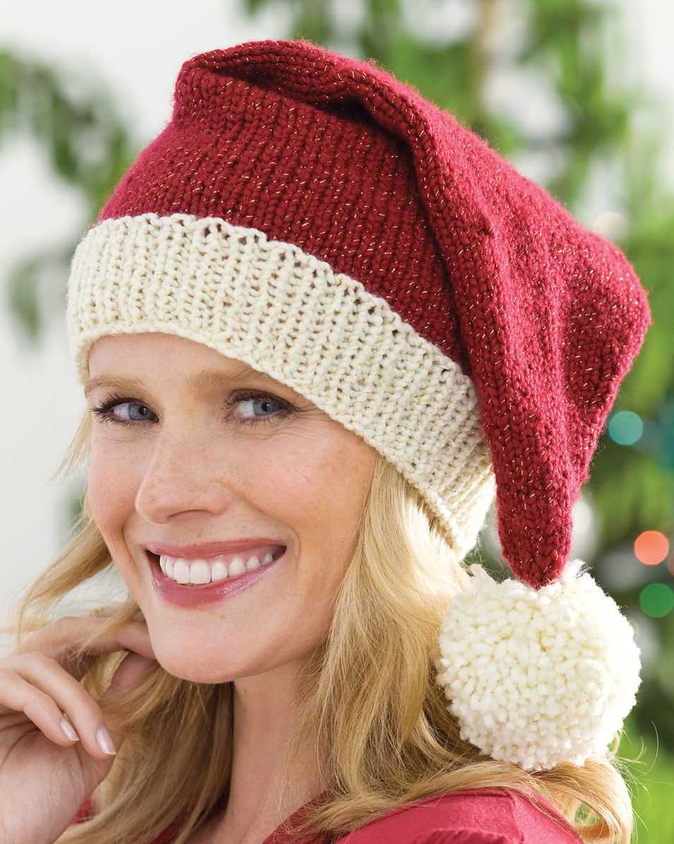 Christmas knit hat patterns