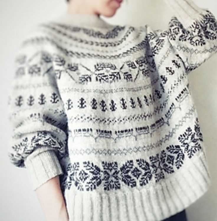 Korean knit sweater pattern