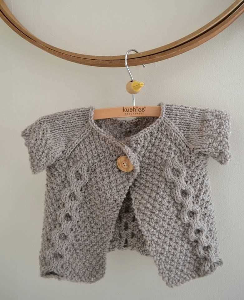 Knitted baby sweater free patterns