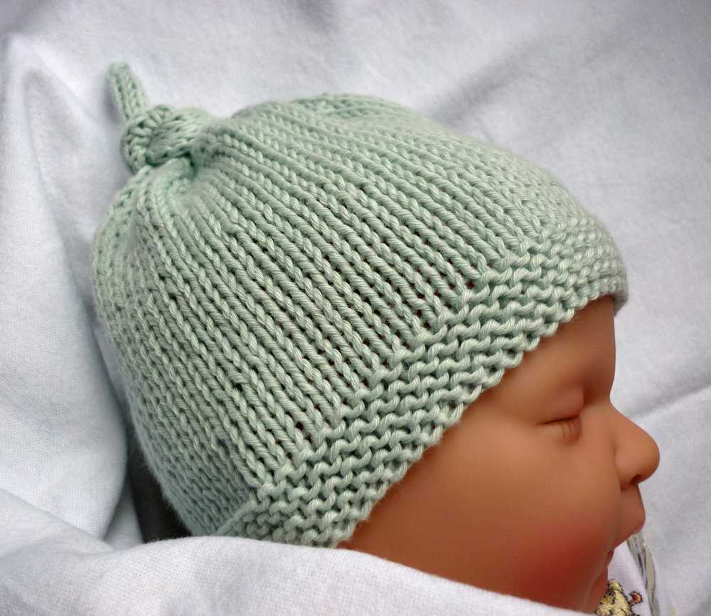 Easy knit preemie hat pattern