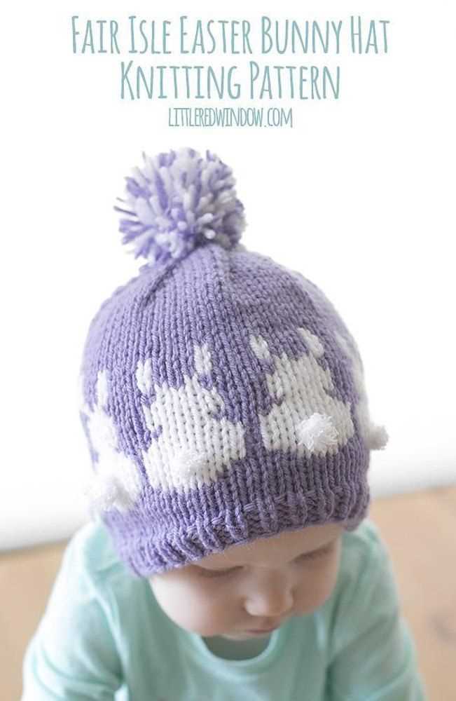 Benjamin bunny hat knitting pattern
