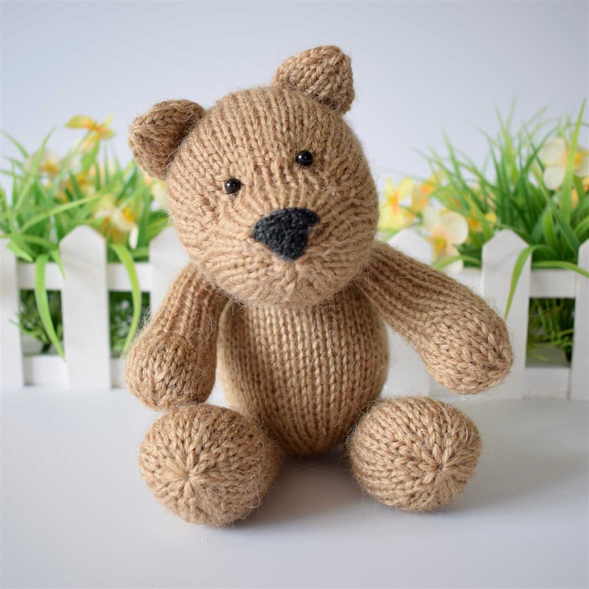 Little teddy knitting pattern