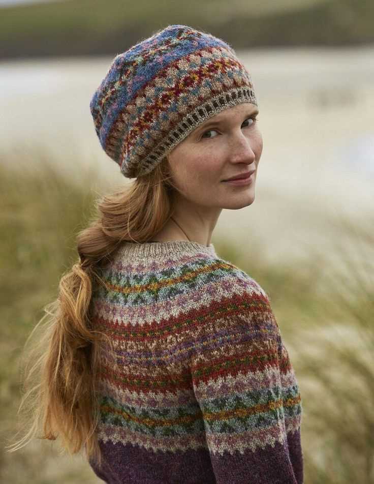 Fair isle beret knitting pattern free