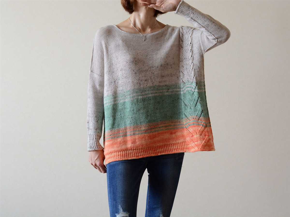 Boxy top knitting pattern