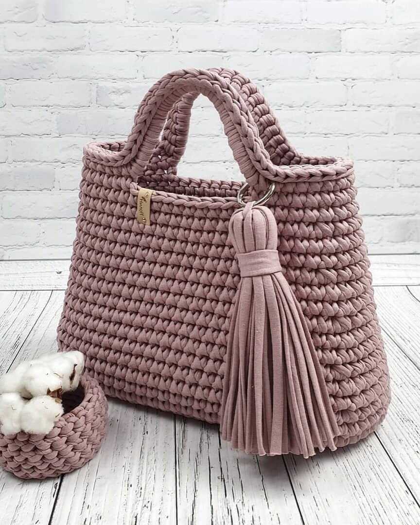 Knit handbag pattern