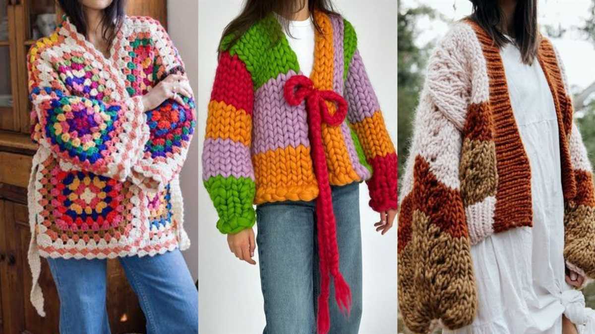 Knitted sweater coat pattern free