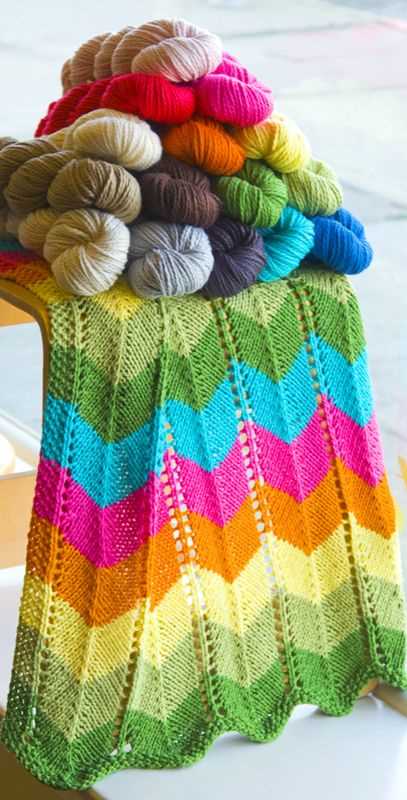 Rainbow knitting pattern free