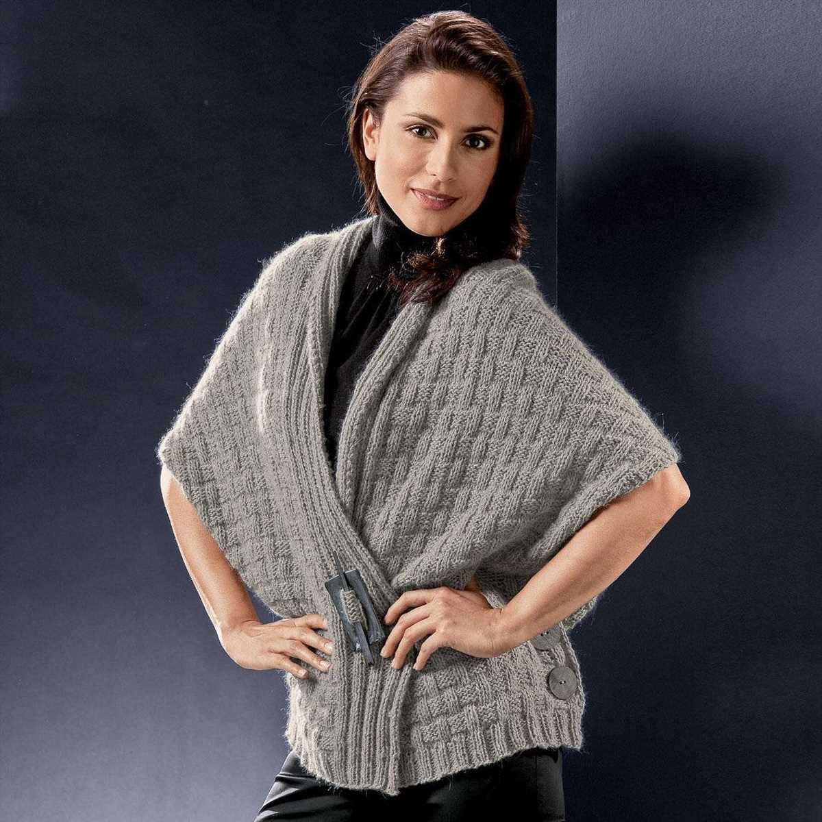 Kimono vest knitting pattern