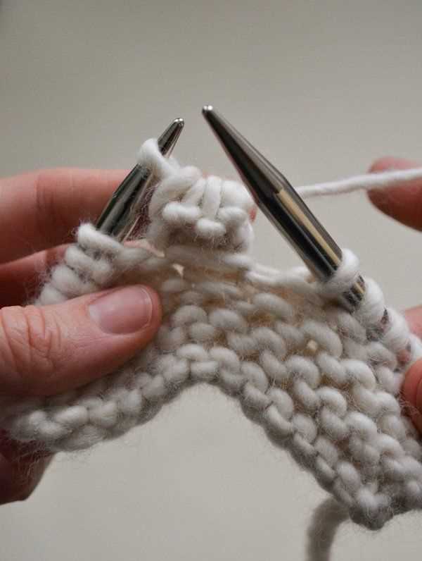 Bobble knit scarf pattern