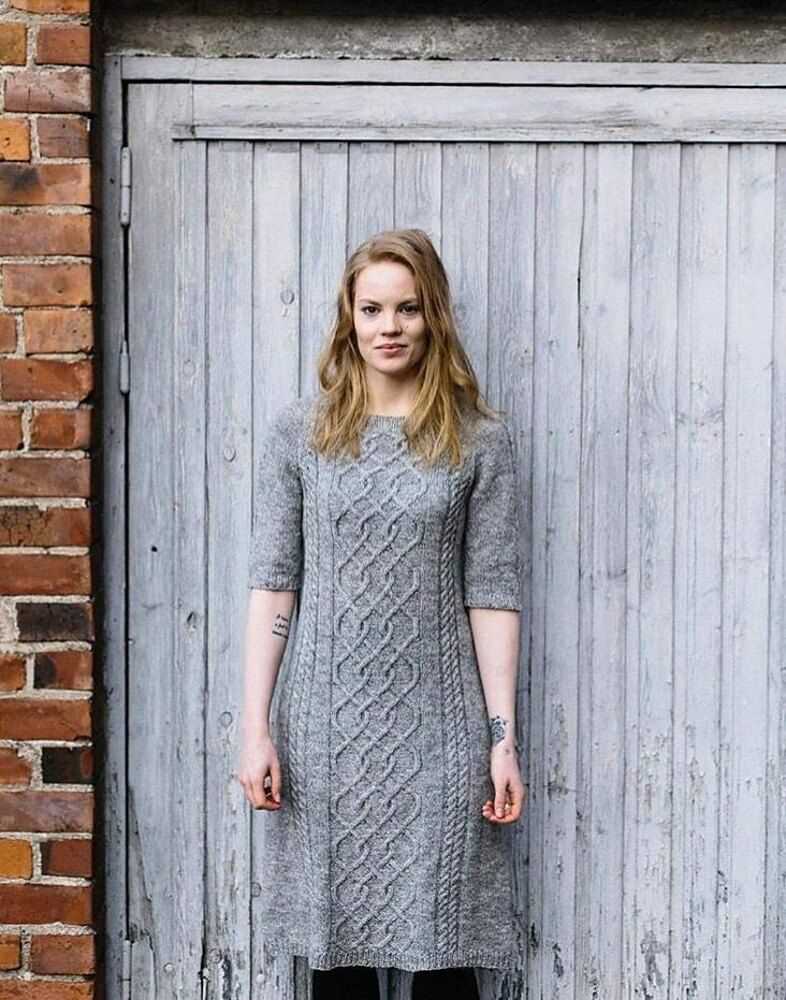 Aran dress knitting pattern