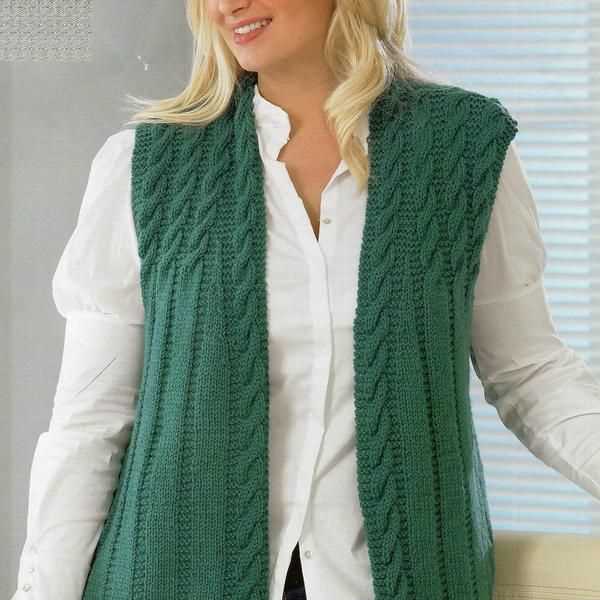Knitted vest patterns for ladies