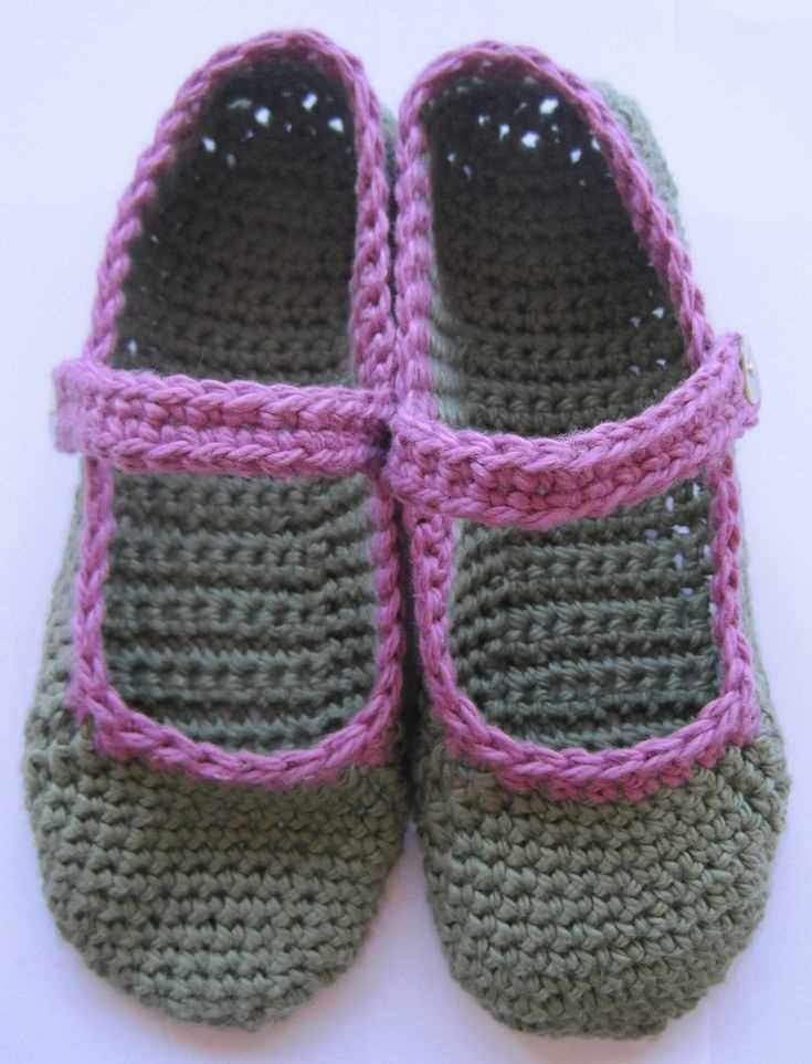 Mary jane slippers knitting pattern