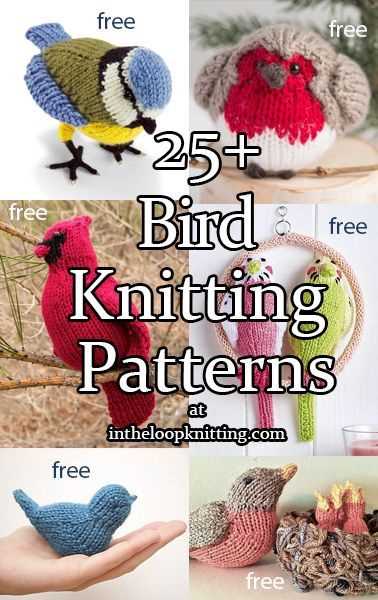 Free knitted bird patterns