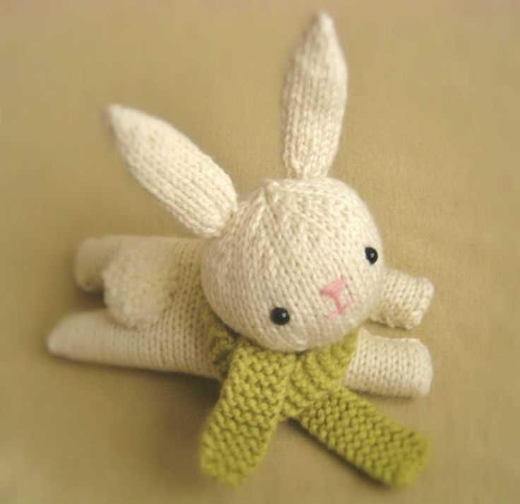 Easy knit rabbit pattern