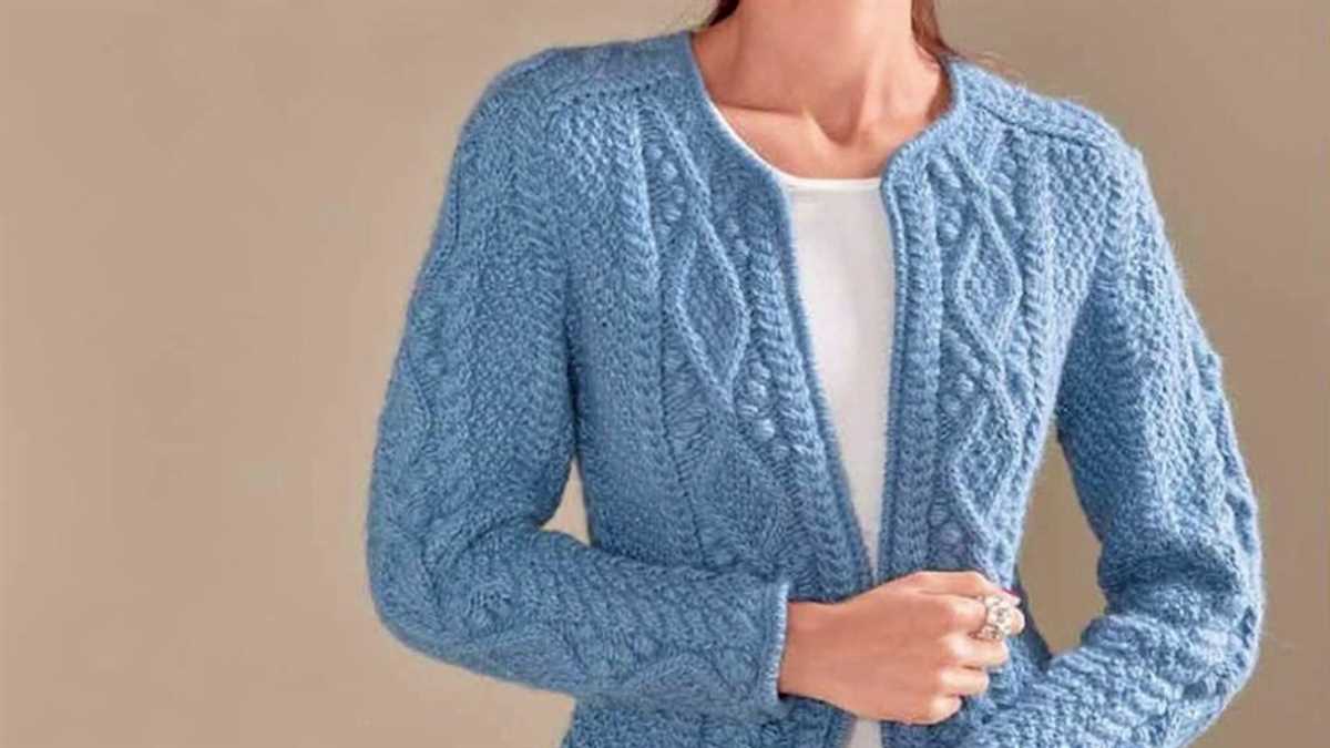 Free knitting patterns for cardigans for ladies