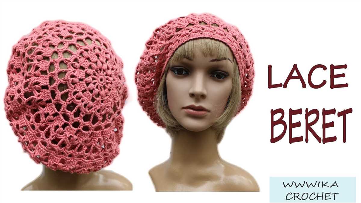 Lace beret knitting pattern free
