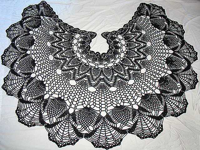Lace cape knitting pattern