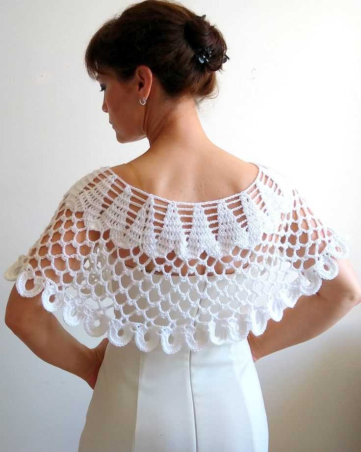 Lace capelet knitting pattern