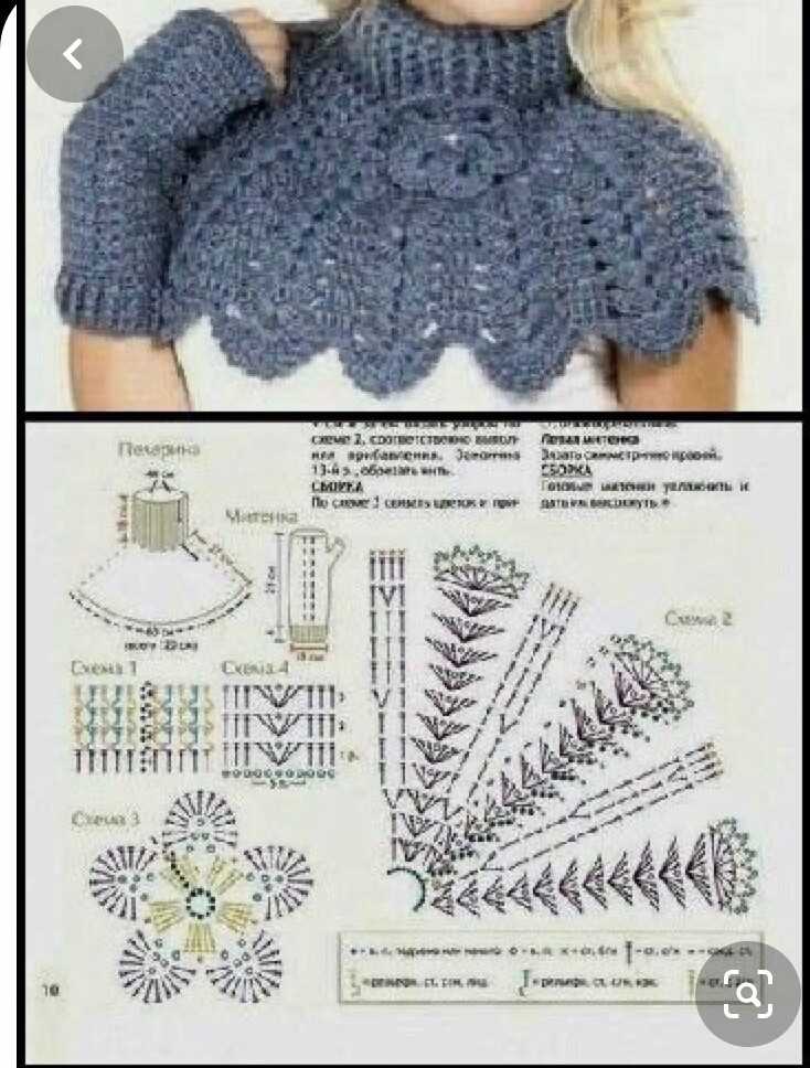 Lace capelet knitting pattern