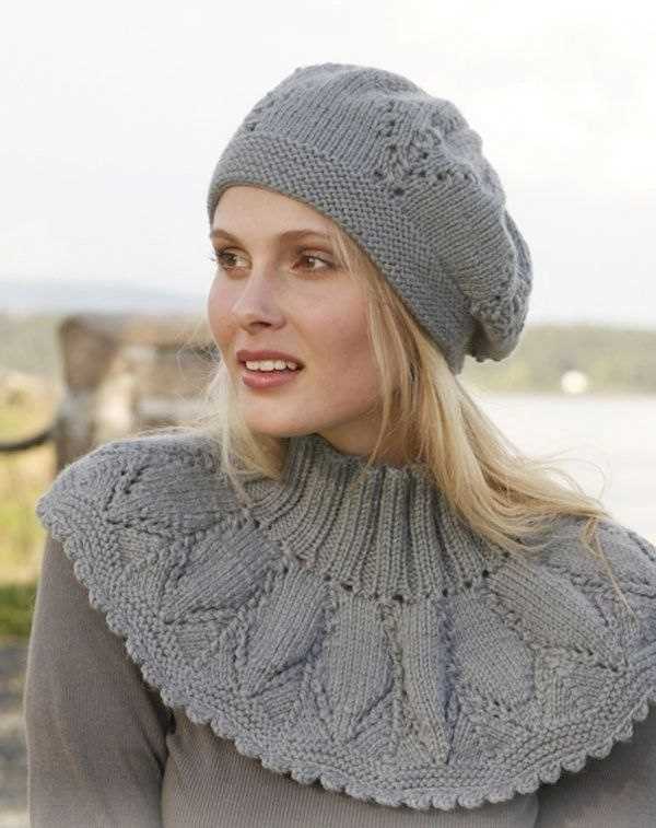 Lace beret knitting pattern free