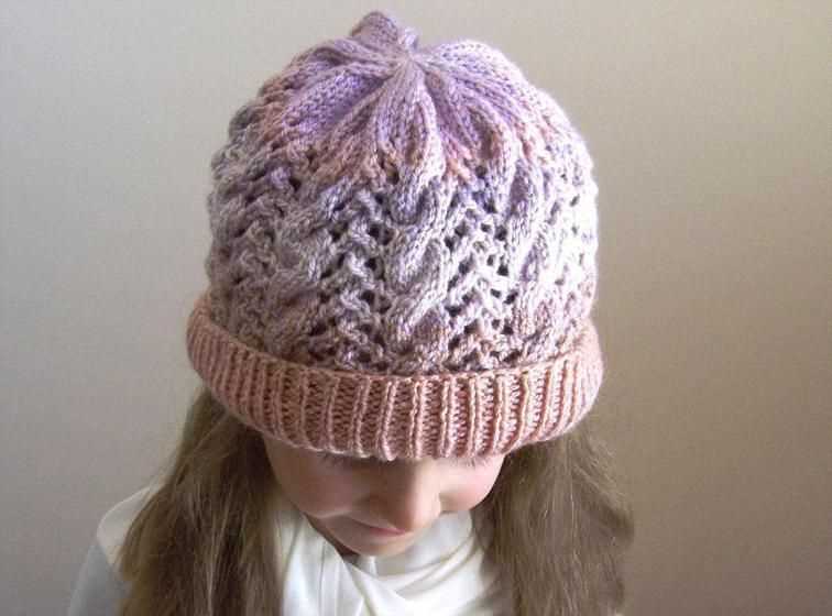 Lace knit hat pattern free