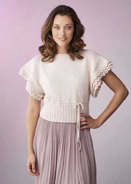 Ladies summer top knitting pattern free