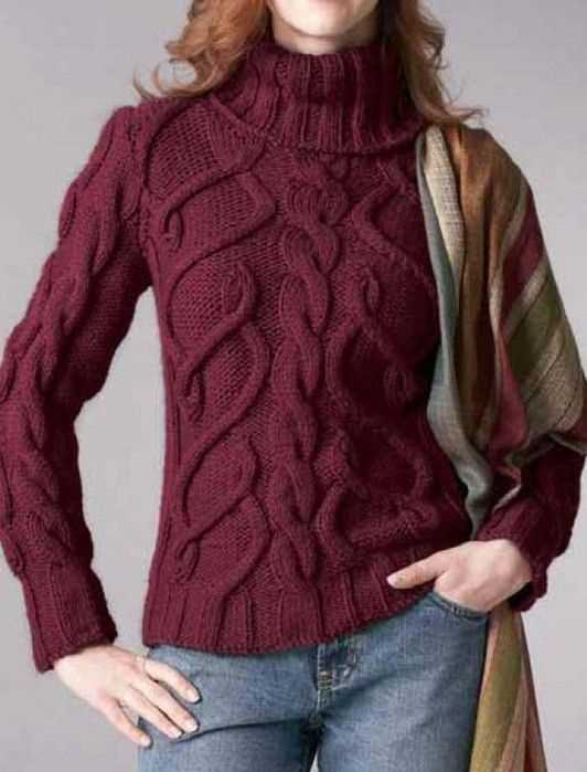 Ladies aran knitting patterns