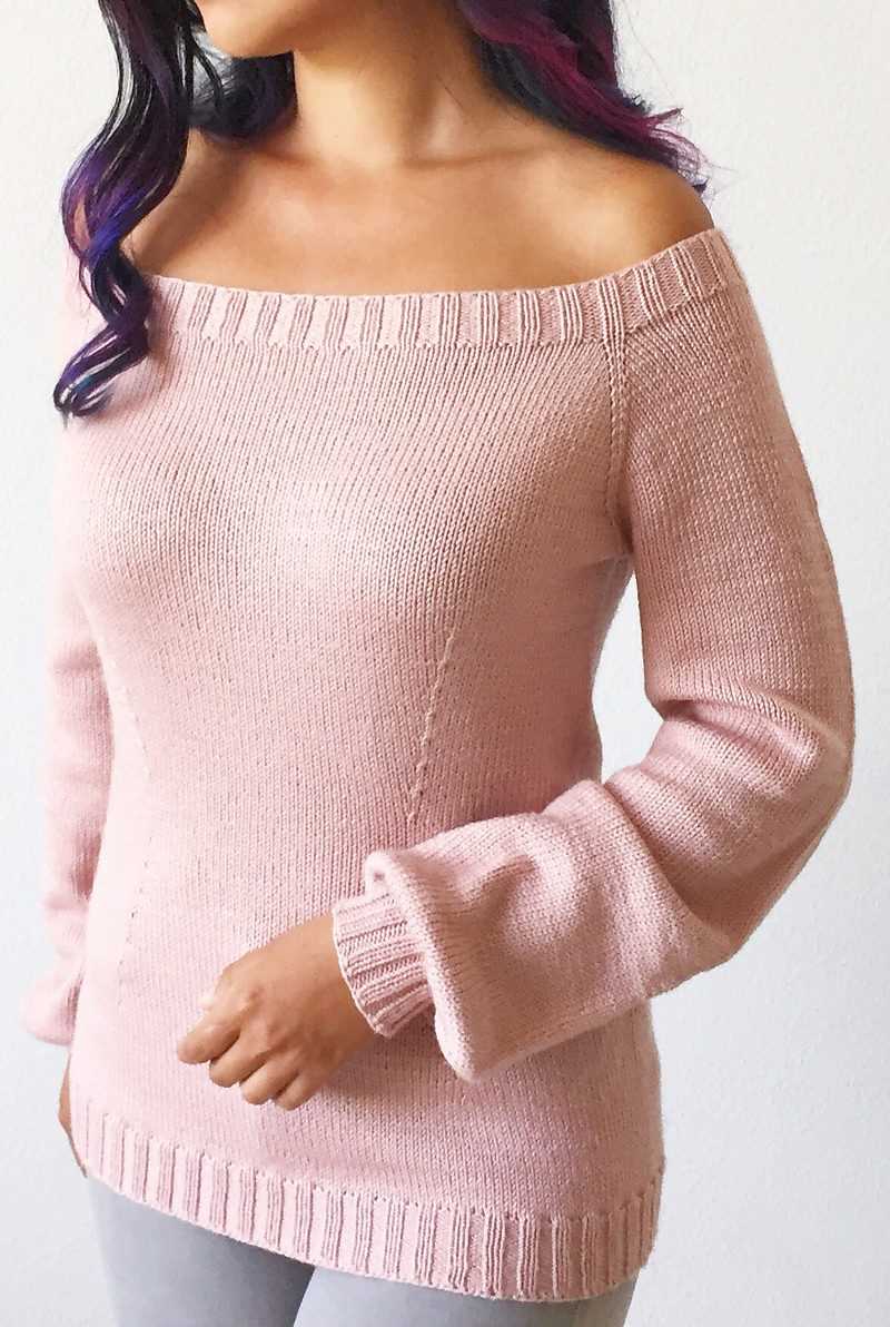 Ladies batwing jumper knitting pattern