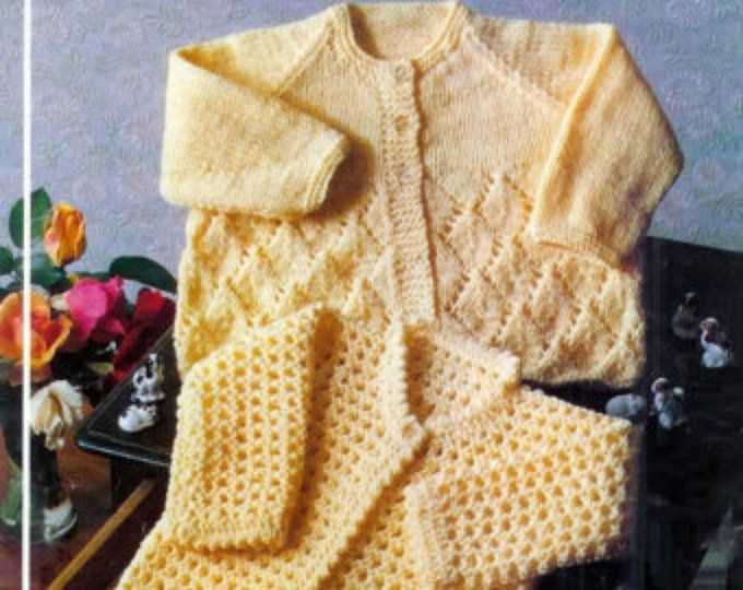Matinee jacket knitting pattern