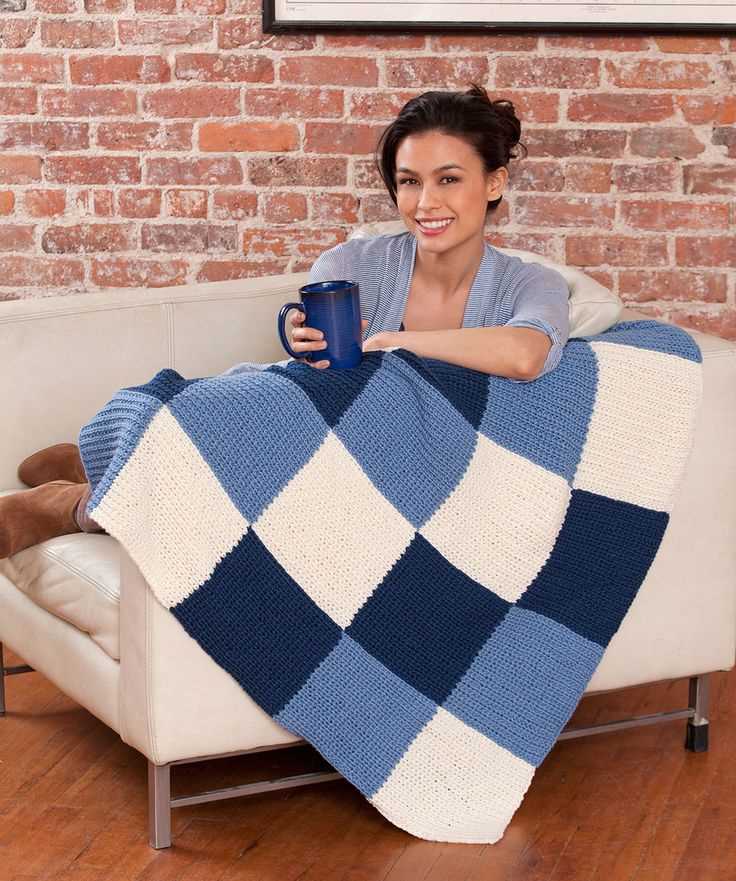 Large blanket knitting pattern