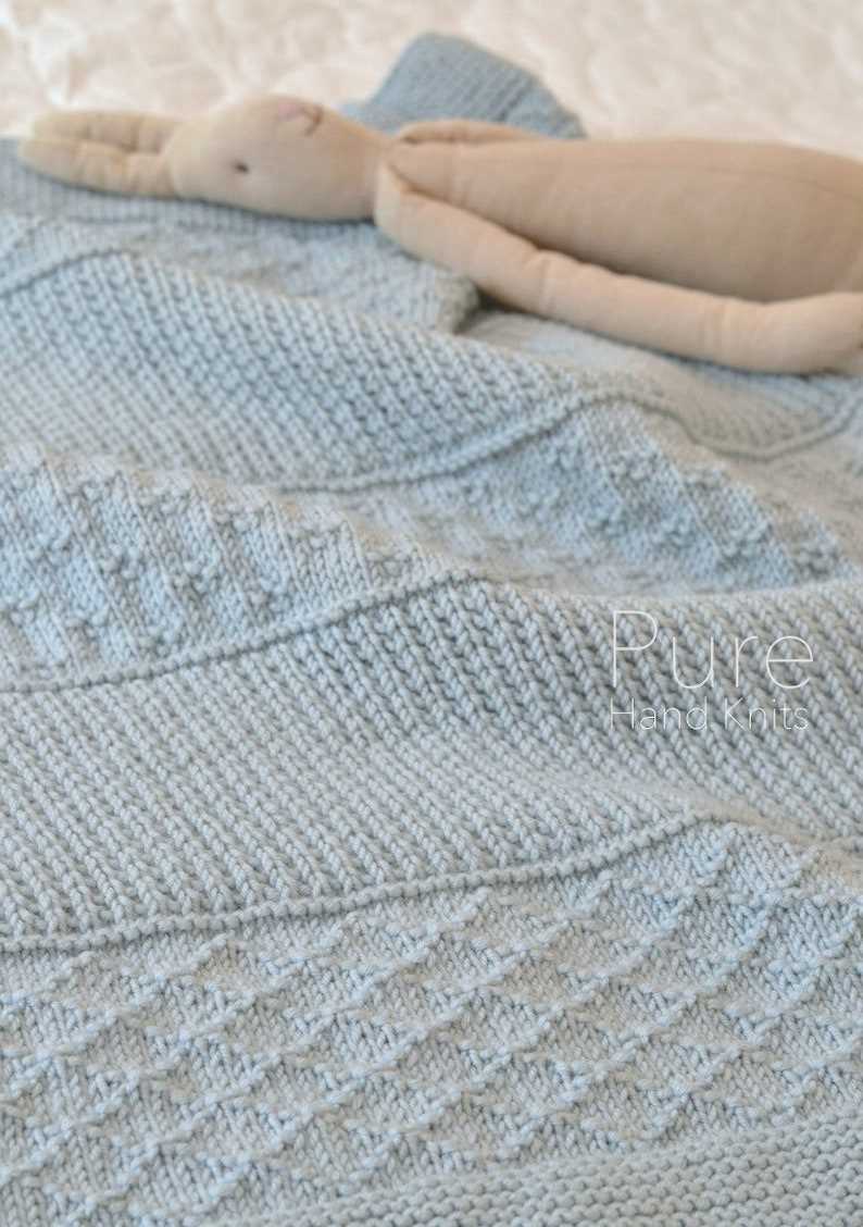 Large blanket knitting pattern
