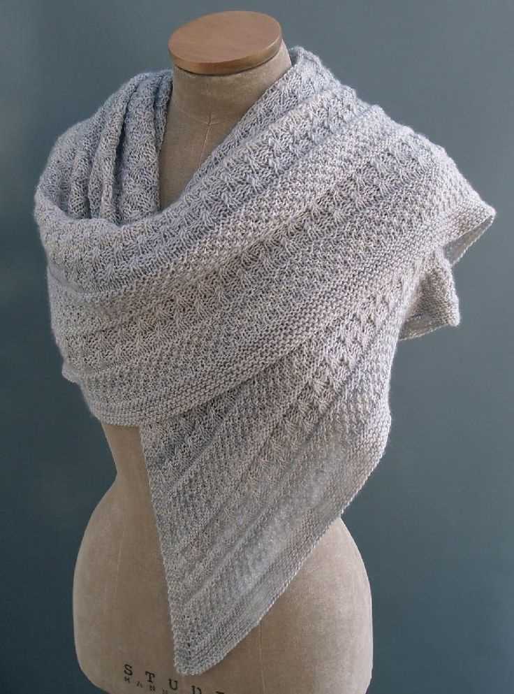 Large shawl knitting pattern