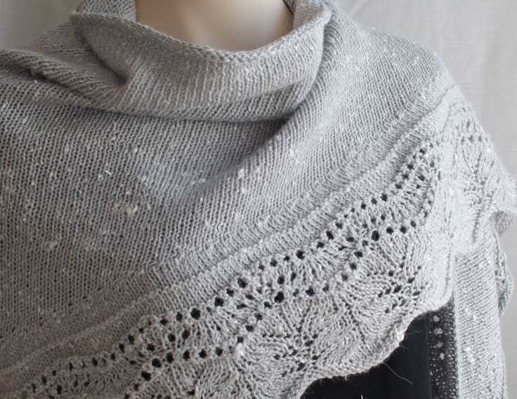 Large shawl knitting pattern
