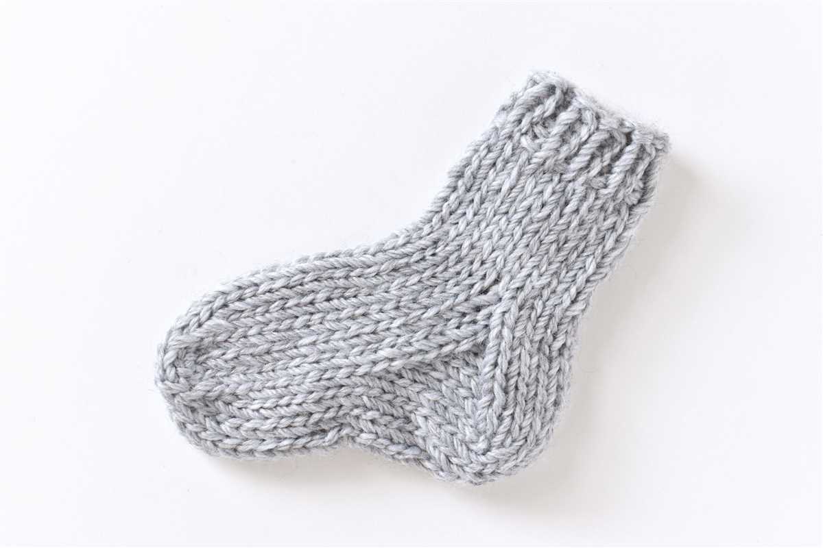 Learn to knit socks pattern