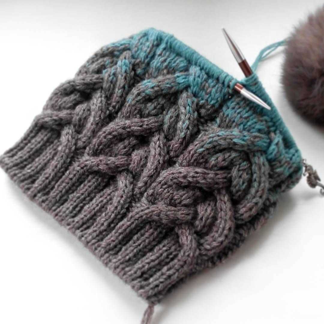 Cable knit hat pattern bulky yarn