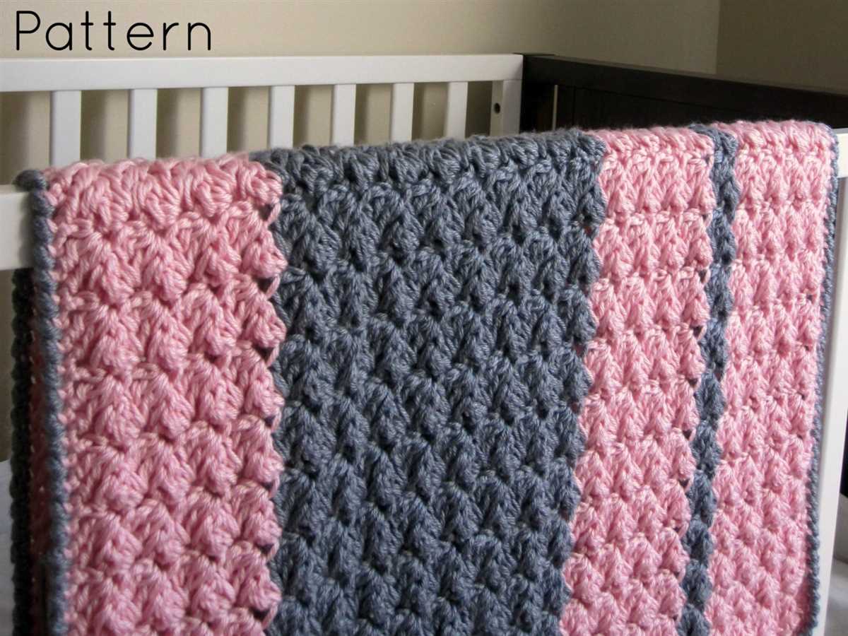 Reversible knitting patterns for blankets