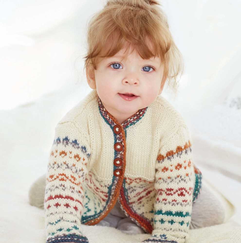 Fairisle cardigan knitting pattern