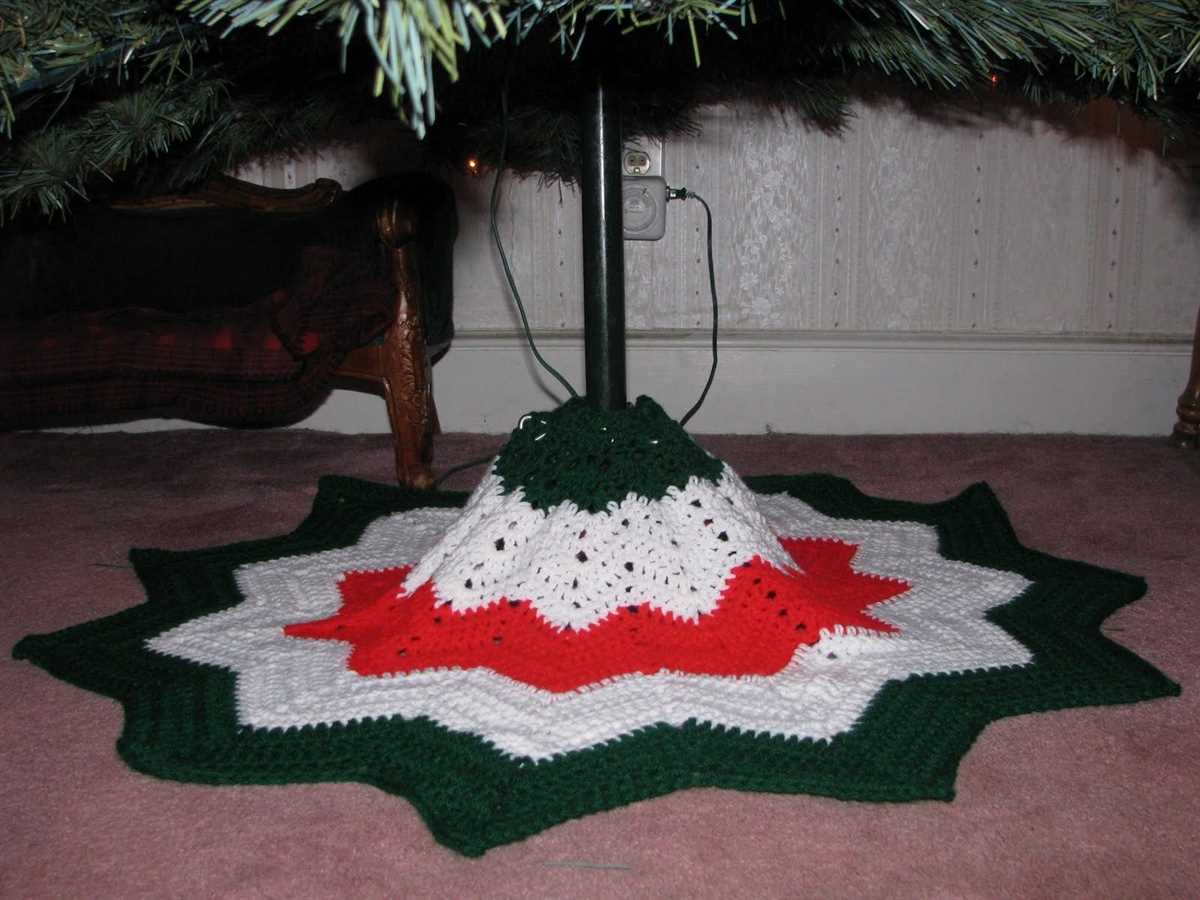 Pattern for knitted tree skirt