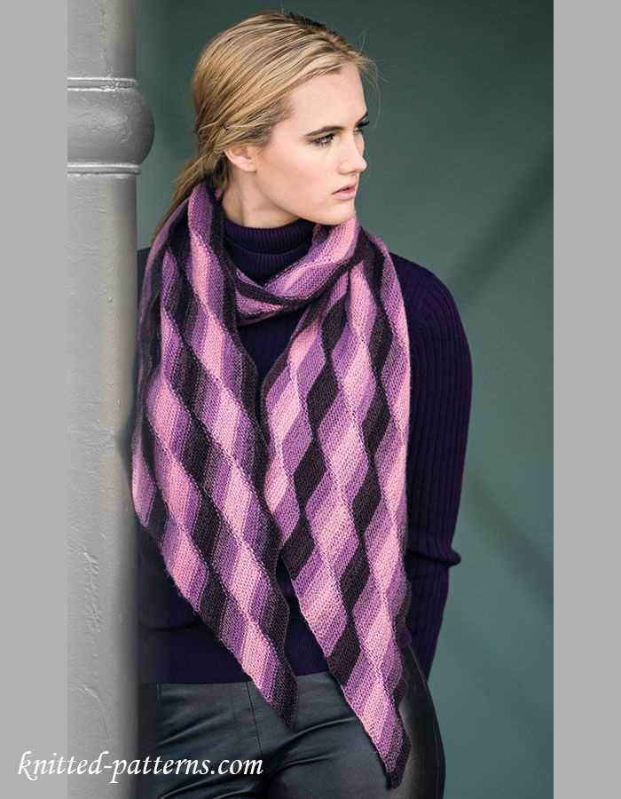 Women's scarf knitting patterns
