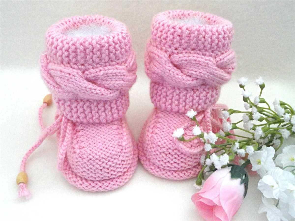 Free knitting booties pattern