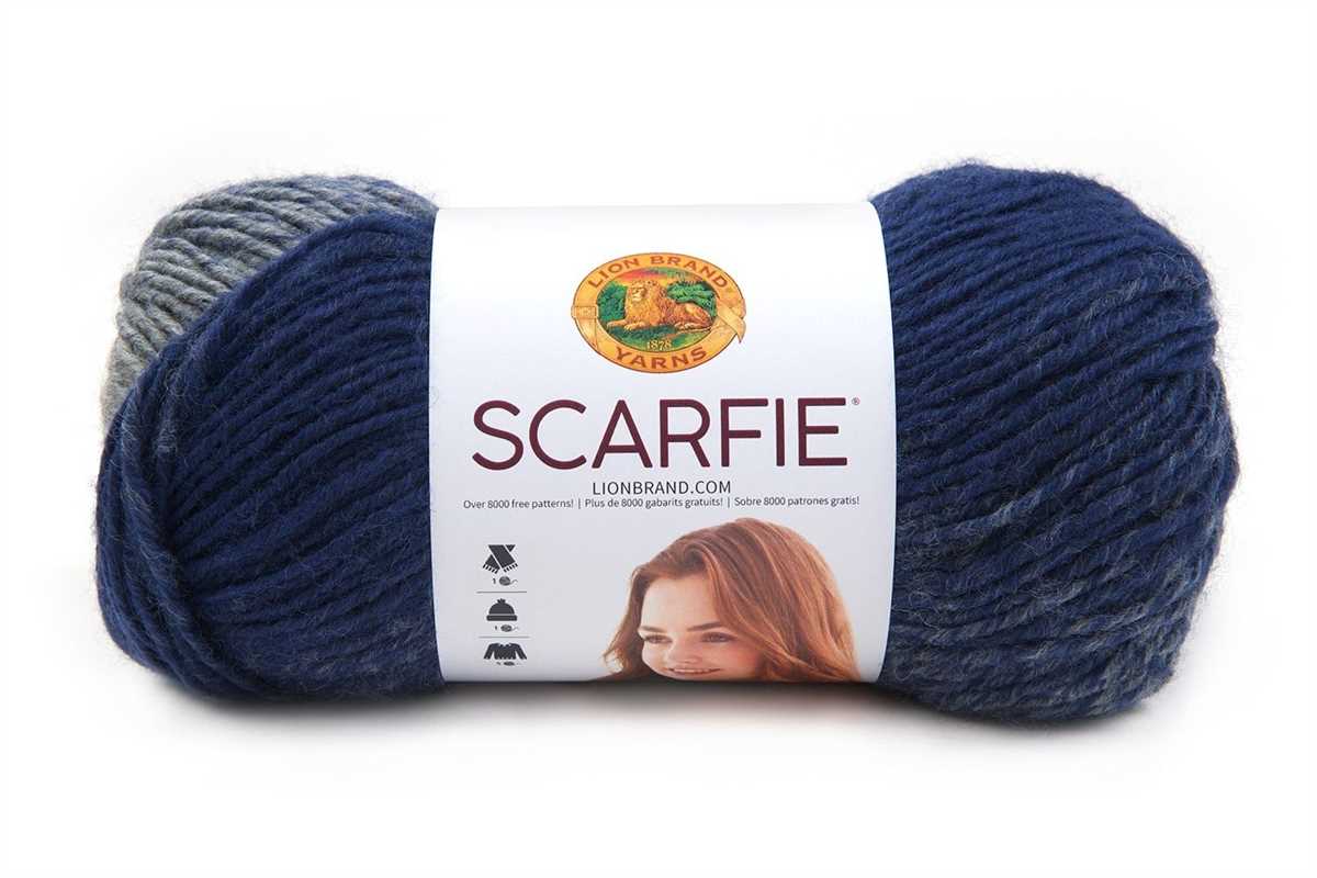 Lion brand scarfie yarn knit patterns
